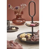 KantoormeubelenPlus Rama Etagère 2-Laags - H36 x Ø28 cm - Metaal - Zwart