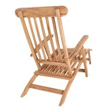 Arrecife Teak ligstoel - Ligstoel in teak. Verstelbare rugleuning met 4 standen