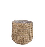 KantoormeubelenPlus Avalon Mand voor Planten - H26 x Ø26 cm - Zeegras - Lichtbruin