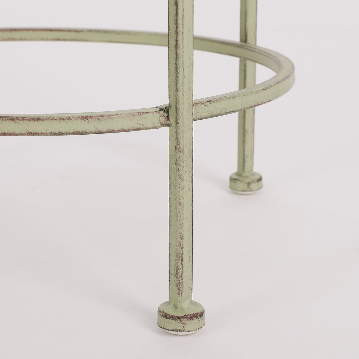 KantoormeubelenPlus Provence Plantentafel voor Buiten - Set van 3 - H43 x Ø35 cm - Lichtgroen