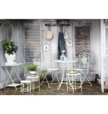 KantoormeubelenPlus Provence Plantentafel voor Buiten - Set van 3 - H43 x Ø35 cm - Lichtgroen