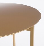 KantoormeubelenPlus Mikki Bijzettafel - H40 x Ø40 cm - Metaal - Goud