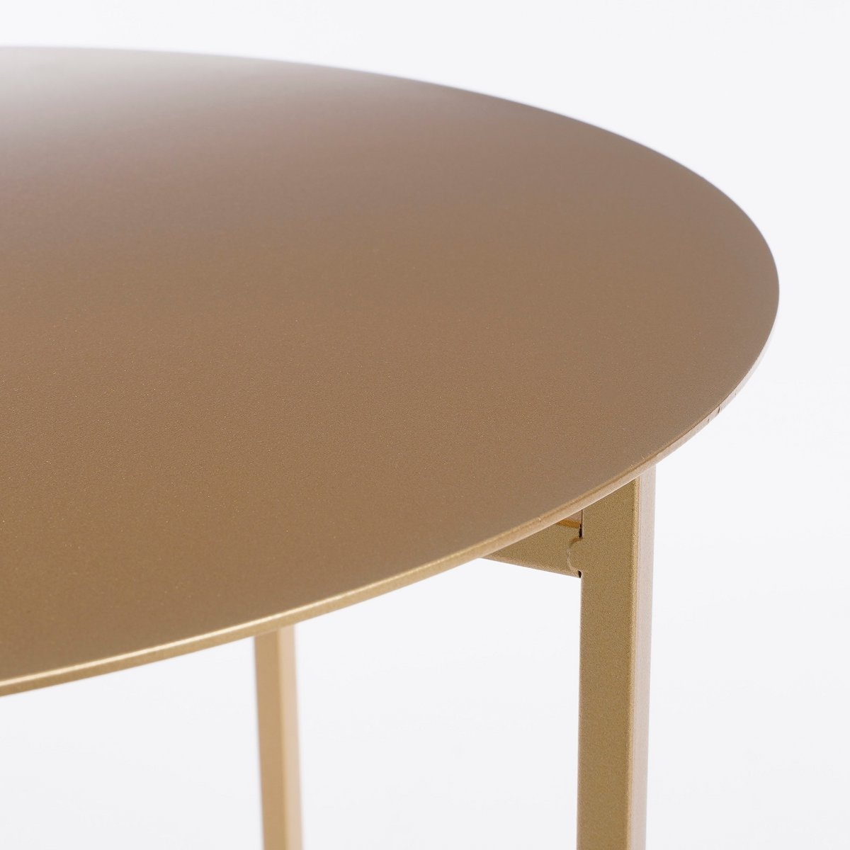 KantoormeubelenPlus Mikki Bijzettafel - H40 x Ø40 cm - Metaal - Goud