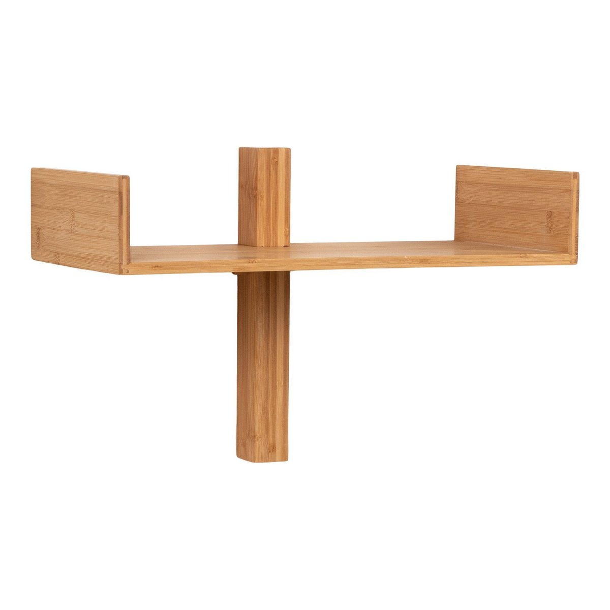 KantoormeubelenPlus Villa Shelf - Wandplank, bamboe, naturel 50x36 cm