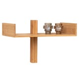 KantoormeubelenPlus Villa Shelf - Wandplank, bamboe, naturel 50x36 cm