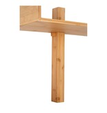 KantoormeubelenPlus Villa Shelf - Wandplank, bamboe, naturel 50x36 cm