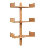 KantoormeubelenPlus Villa Shelf - Wandplank, bamboe, naturel 50x102 cm