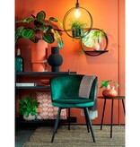 KantoormeubelenPlus Phoenix Wandspiegel - B11 x Ø39 cm - Metaal - Zwart