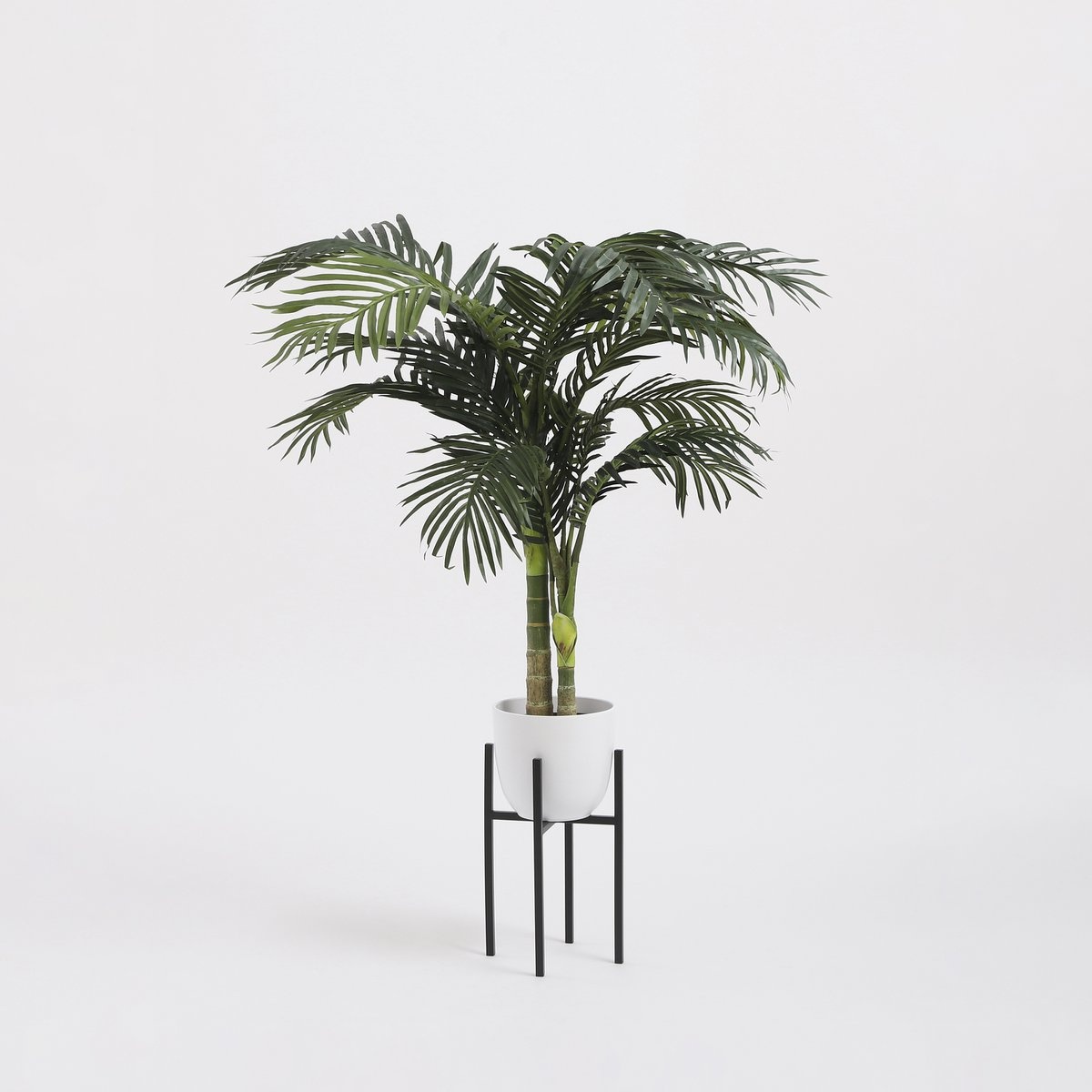 KantoormeubelenPlus Ascot Plantenstandaard - L20,5 x B20,5 x H35 cm - Metaal - Zwart