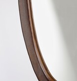 Bosco Wandspiegel - L35 x B50 cm - Mangohout - Donkerbruin