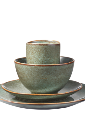 KantoormeubelenPlus Tabo Serviesset 4 Persoons - Groen