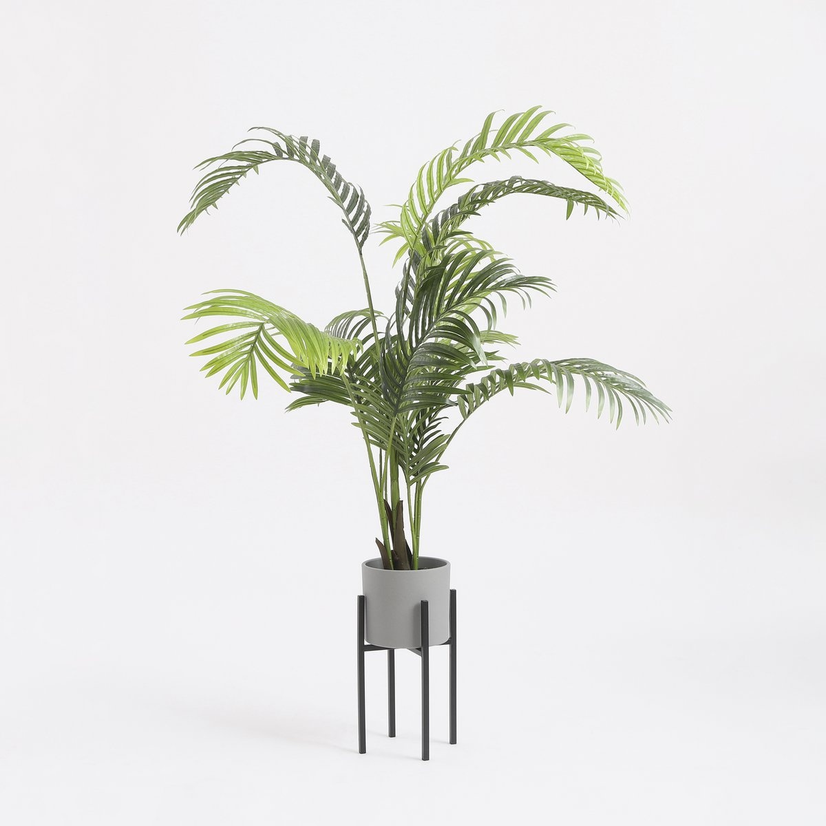 KantoormeubelenPlus Ascot Plantenstandaard - L20,5 x B20,5 x H35 cm - Metaal - Zwart