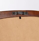Bosco Wandspiegel - L35 x B50 cm - Mangohout - Donkerbruin