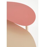 KantoormeubelenPlus Selena Bijzettafel - L68 x B44,5 x H45,5 cm - Metaal - Roze