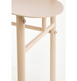 KantoormeubelenPlus Selena Bijzettafel - L68 x B44,5 x H45,5 cm - Metaal - Roze