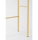 KantoormeubelenPlus Fonda Bijzettafel - L56 x B37,5 x H48 cm - Metaal - Lichtgeel