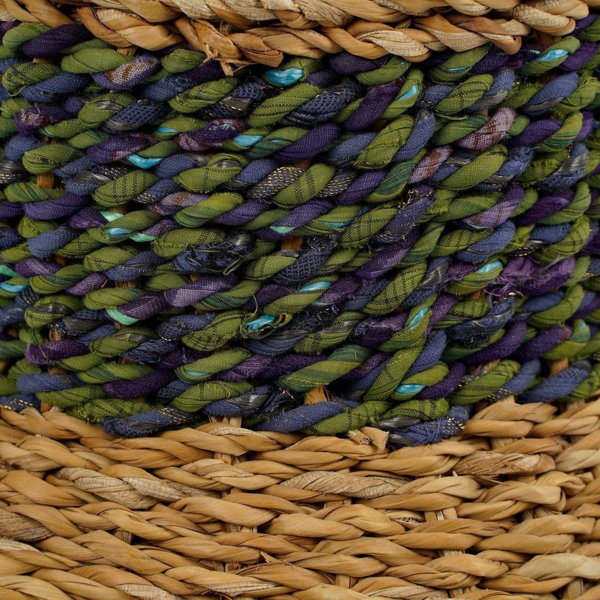 KantoormeubelenPlus Cambridge Decoratieve Vaas - H28 x Ø25 cm - Zeegras - Groen