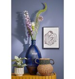 KantoormeubelenPlus Cambridge Decoratieve Vaas - H28 x Ø25 cm - Zeegras - Groen