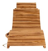 KantoormeubelenPlus Arrieta teak ligbed