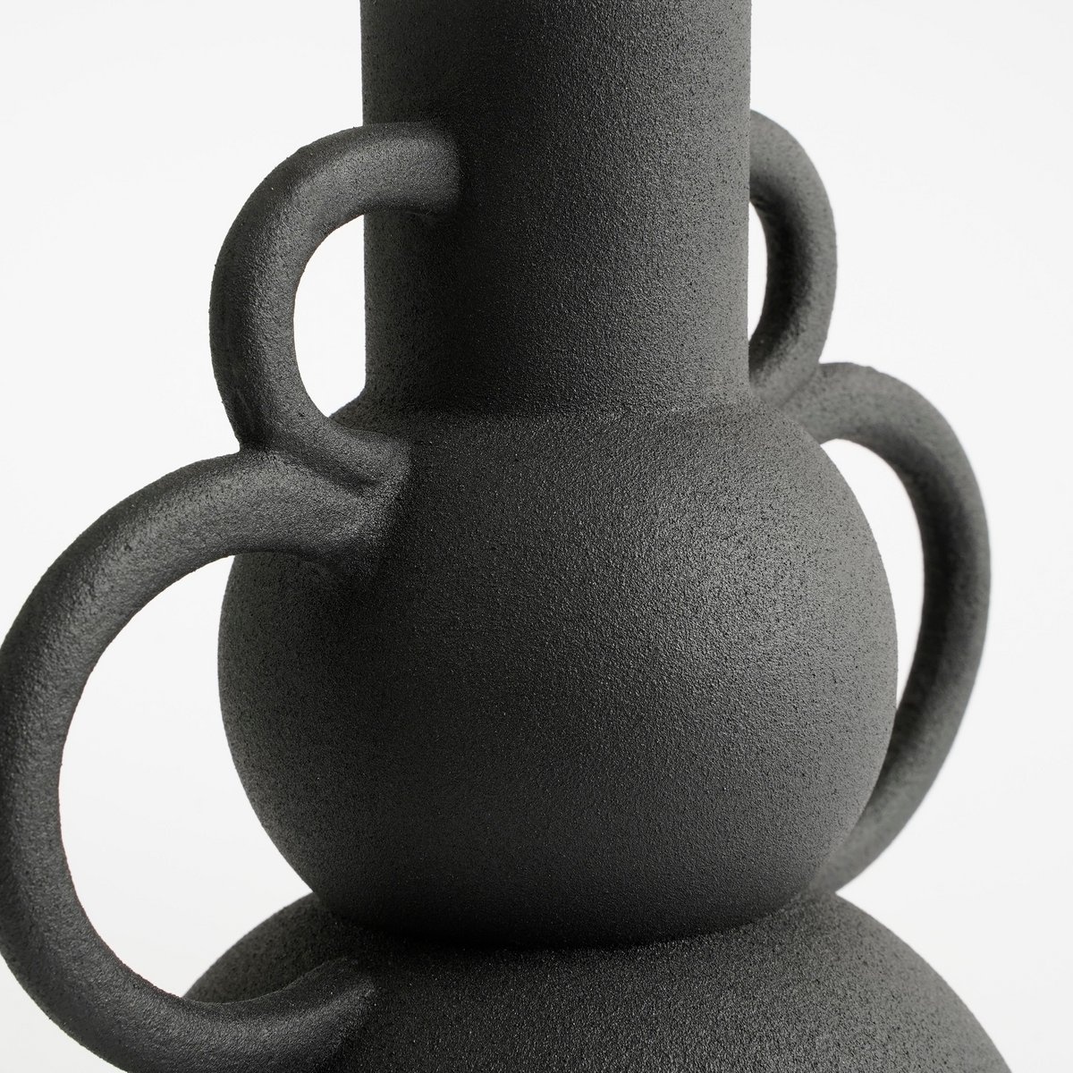 KantoormeubelenPlus Vario Vaas - L22 x B15 x H26 cm - Metaal - Zwart