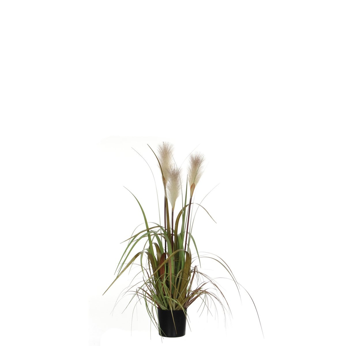 KantoormeubelenPlus Pluimgras Foxtail Kunstplant - H81 x Ø45 cm - Wit
