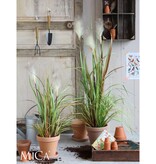 KantoormeubelenPlus Pluimgras Foxtail Kunstplant - H81 x Ø45 cm - Wit