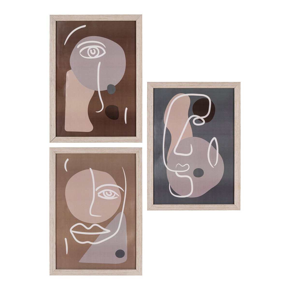 Madison Frameset - Frameset, naturel, set van 3