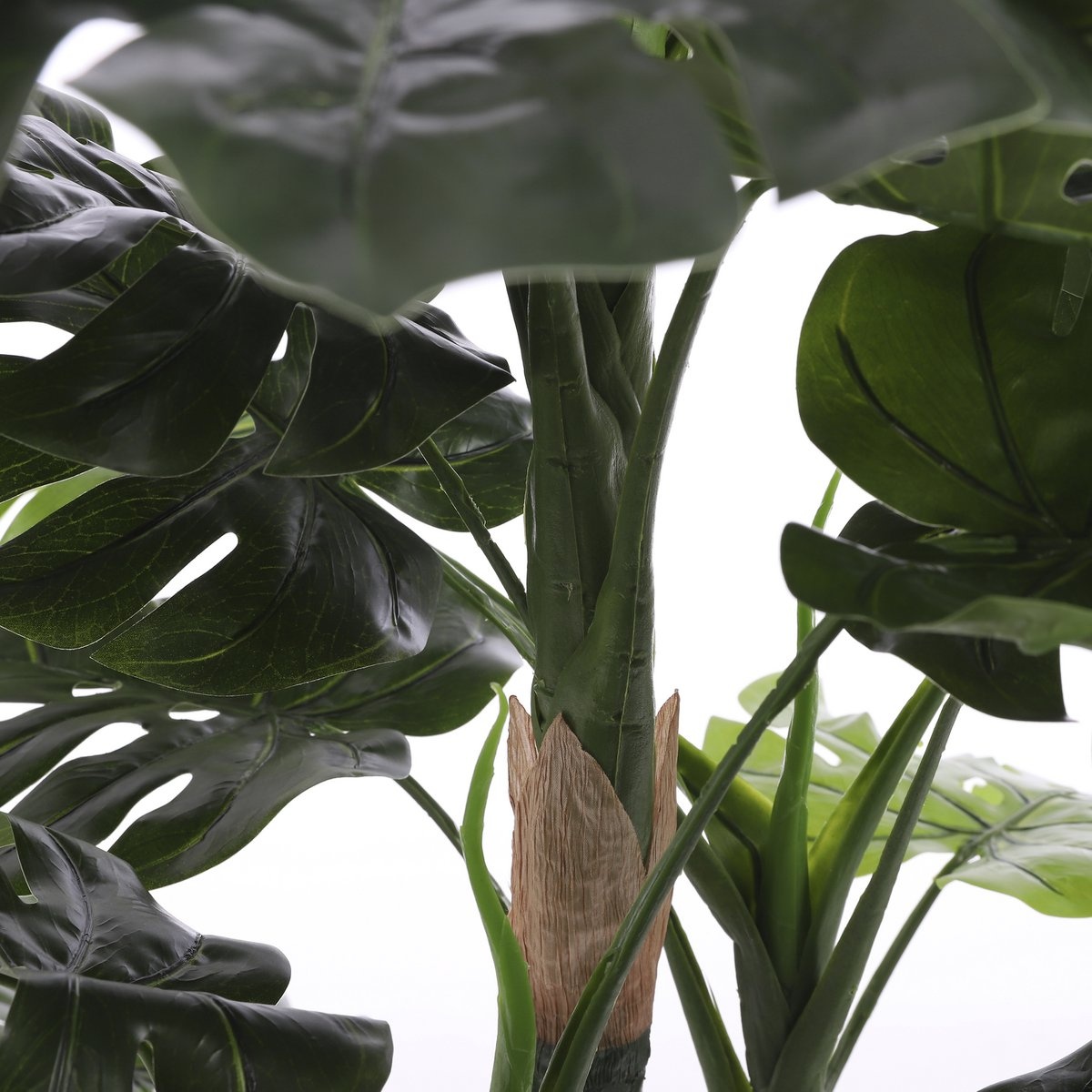KantoormeubelenPlus Monstera Kunstplant - H140 x Ø80 cm - Groen