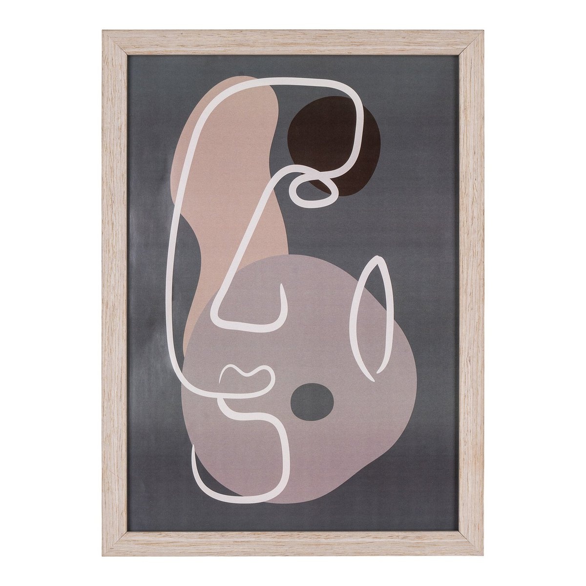 KantoormeubelenPlus Madison Frameset - Frameset, naturel, set van 3