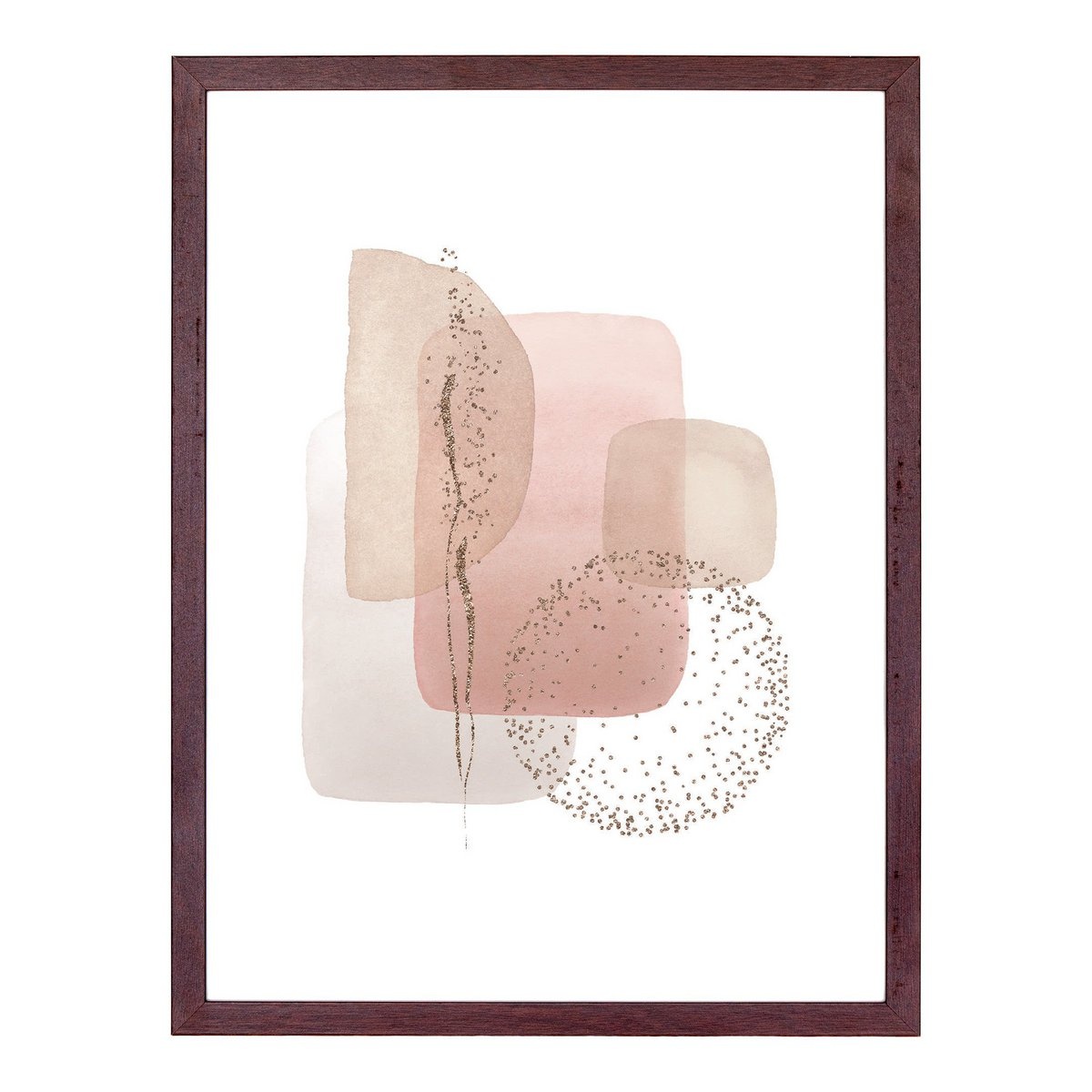 KantoormeubelenPlus Aspen Frameset - Frameset, donkerbruin, set van 3