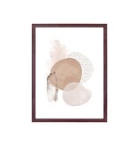 KantoormeubelenPlus Aspen Frameset - Frameset, donkerbruin, set van 3