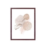 KantoormeubelenPlus Aspen Frameset - Frameset, donkerbruin, set van 3