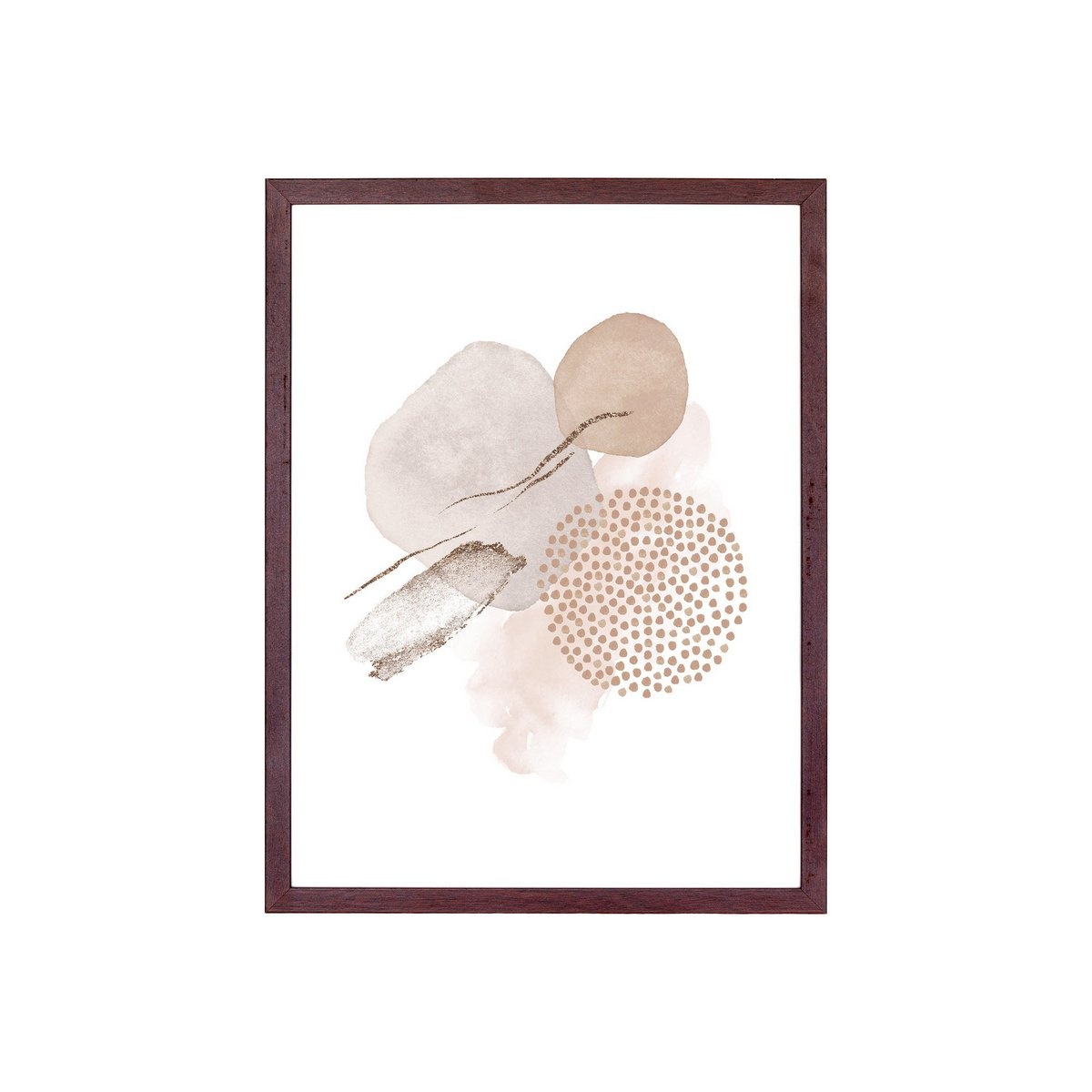 KantoormeubelenPlus Aspen Frameset - Frameset, donkerbruin, set van 3