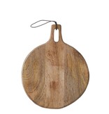 KantoormeubelenPlus Duko Serveerplank - Ø28 cm - 100% FSC Mangohout - Bruin