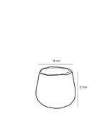 KantoormeubelenPlus Avalon Mand voor Planten - Set van 3 - H31 x Ø30 cm - Zeegras - Lichtbruin
