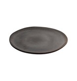 KantoormeubelenPlus Selma Lunch Plate - Lunchbord, keramiek, grijs/bruin, ø21 cm, set van 4