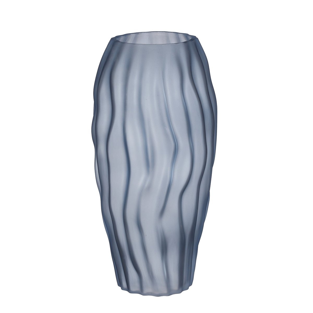 KantoormeubelenPlus Feline Vaas - H32 x Ø16 cm - Glas - Lichtblauw