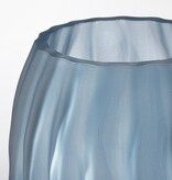KantoormeubelenPlus Feline Vaas - H32 x Ø16 cm - Glas - Lichtblauw