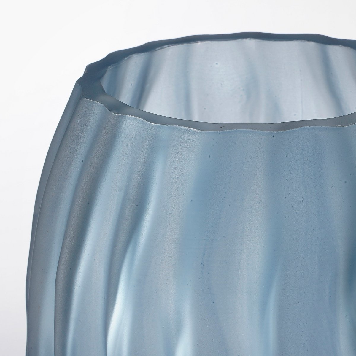 KantoormeubelenPlus Feline Vaas - H32 x Ø16 cm - Glas - Lichtblauw