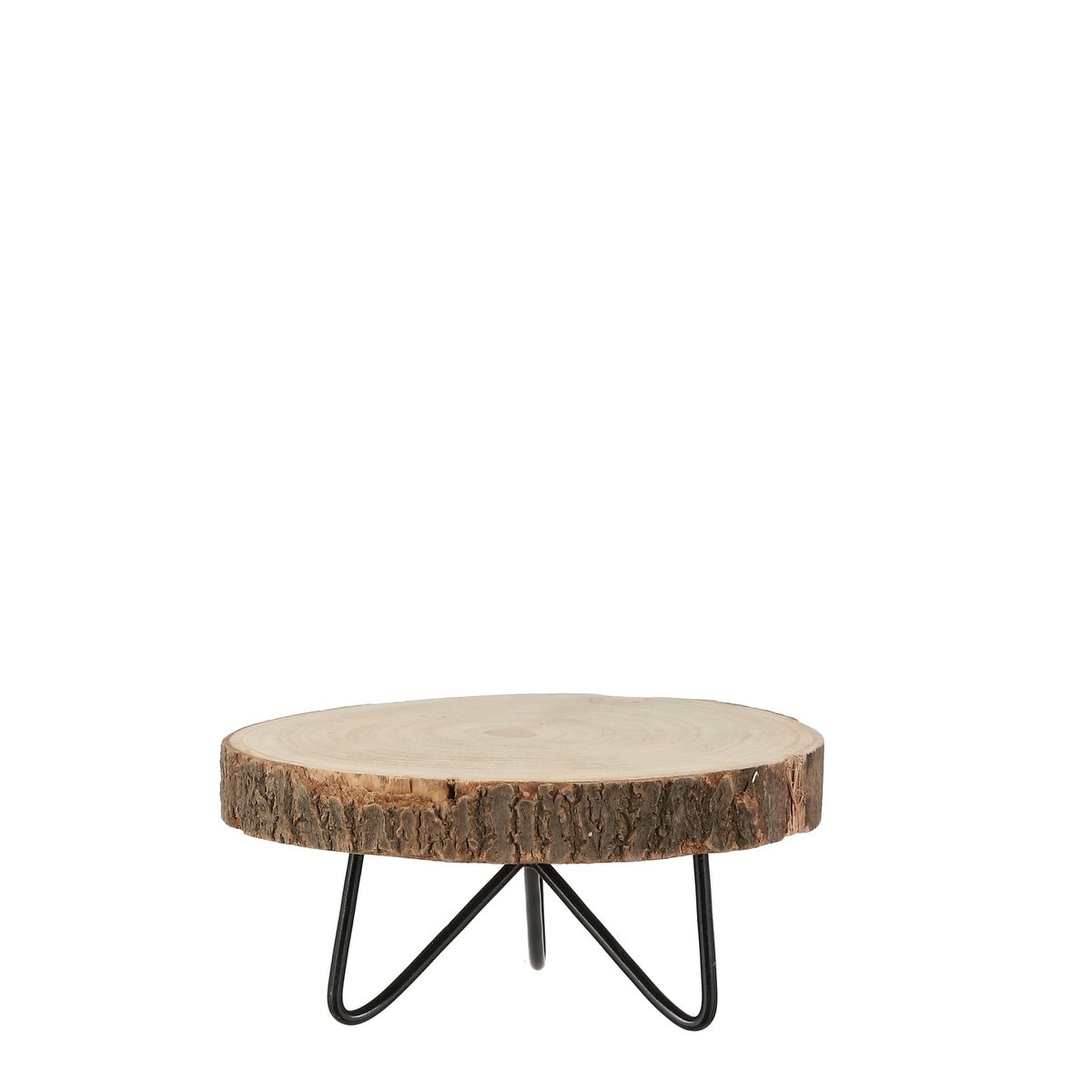 KantoormeubelenPlus Pia Boomstam Bijzettafel - H14 x Ø29 cm - Lichtbruin