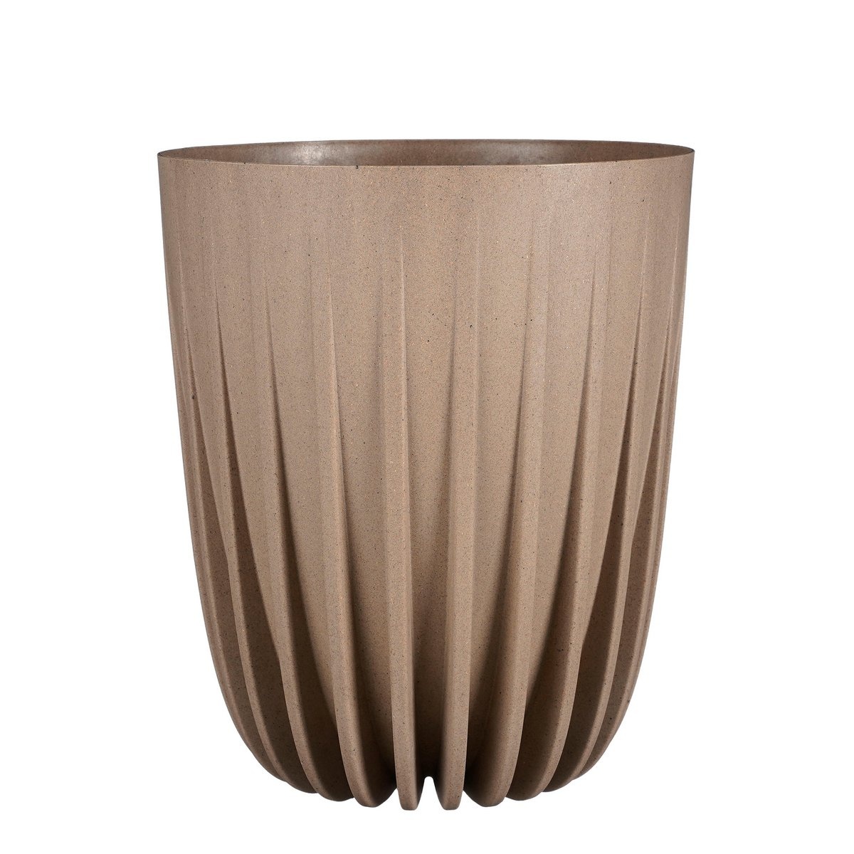 KantoormeubelenPlus Lungo Bloempot - H36 x Ø30 cm - Polypropyleen - FSC Mix - Taupe