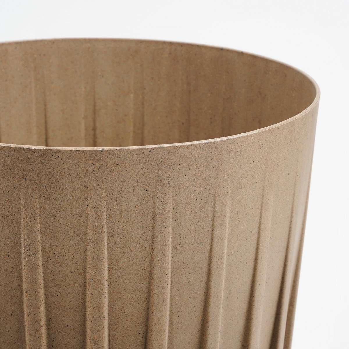 KantoormeubelenPlus Lungo Bloempot - H36 x Ø30 cm - Polypropyleen - FSC Mix - Taupe