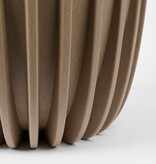 KantoormeubelenPlus Lungo Bloempot - H36 x Ø30 cm - Polypropyleen - FSC Mix - Taupe