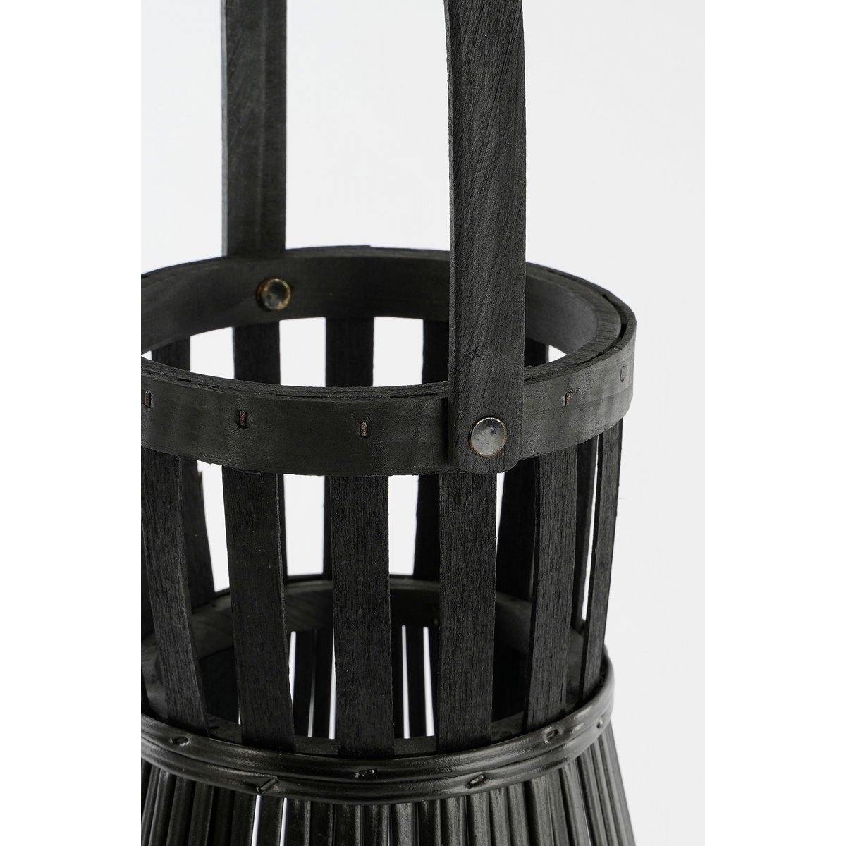 KantoormeubelenPlus Cosmo Lantaarn - H38 x Ø15 cm - Gerecycled polyester - Zwart