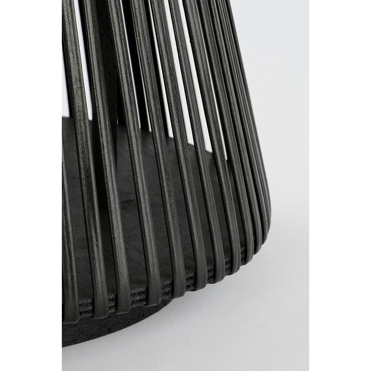 KantoormeubelenPlus Cosmo Lantaarn - H38 x Ø15 cm - Gerecycled polyester - Zwart
