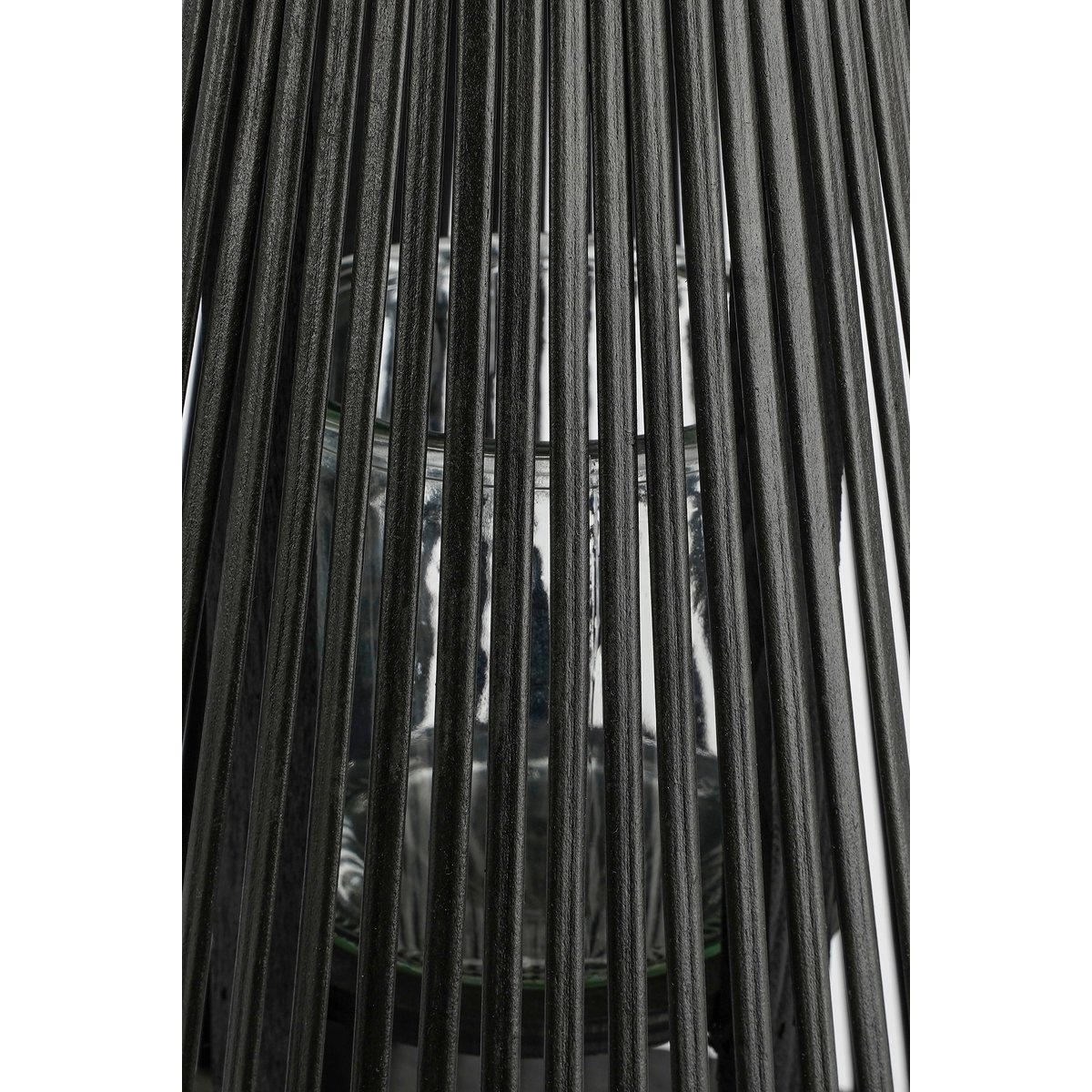 KantoormeubelenPlus Cosmo Lantaarn - H38 x Ø15 cm - Gerecycled polyester - Zwart