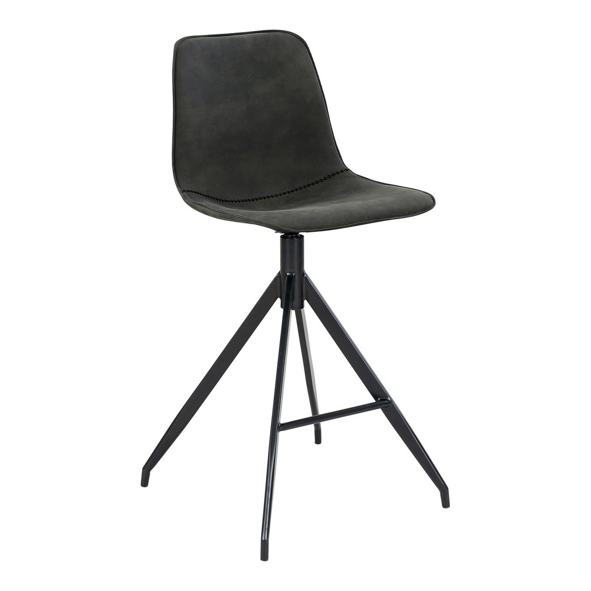 KantoormeubelenPlus Monaco Counter Chair - Grijs - set van 2