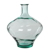KantoormeubelenPlus Kyara Fles Vaas - H46 x Ø38 cm - Gerecycled Glas - Transparant