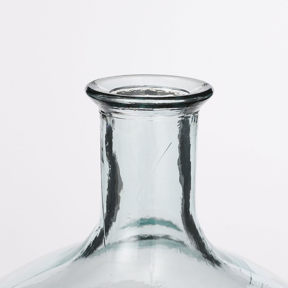 KantoormeubelenPlus Kyara Fles Vaas - H46 x Ø38 cm - Gerecycled Glas - Transparant