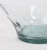 KantoormeubelenPlus Kyara Fles Vaas - H46 x Ø38 cm - Gerecycled Glas - Transparant